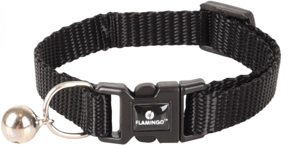 Flamingo Ziggi περιλαίμιο για γατάκια - μαύρο  15-22 