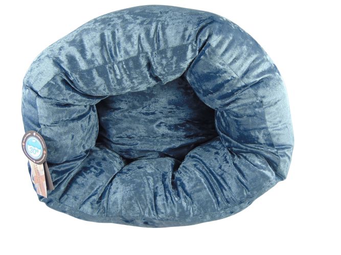 Scruffs Velvet Donut κρεβάτι  Kék 