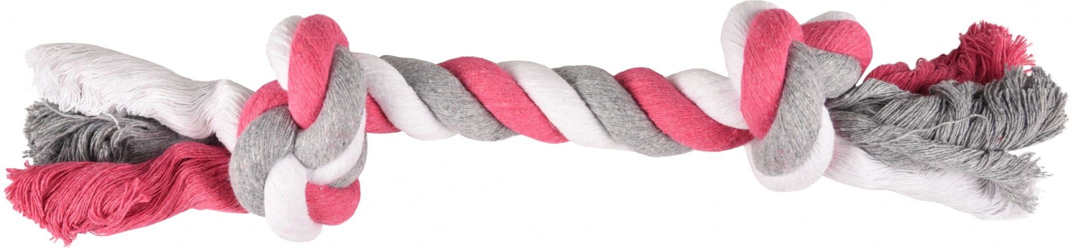 Flamingo Jim Playing Rope - σχοινί μάσησης 2 κόμπων, ροζ 35 cm   1 db