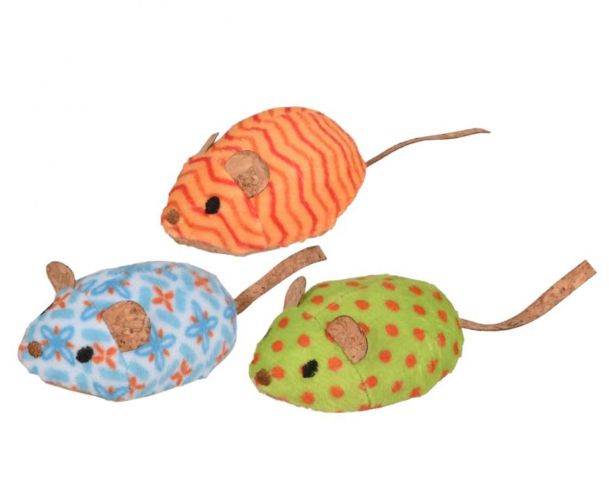 Flamingo παιχνίδι ποντίκι με σχέδια για γάτες  13 cm