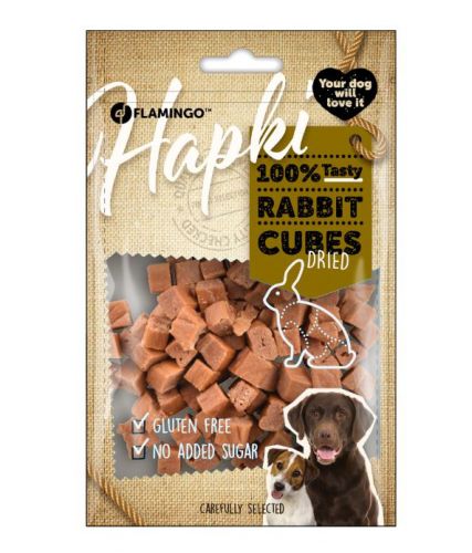Flamingo κυβικό σνακ - κουνέλι  85 g