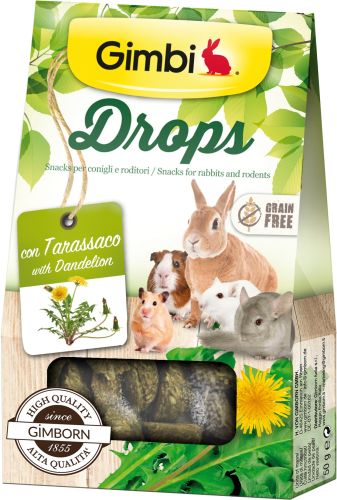 Gimbi Drops Snack με πικραλίδα  50 g