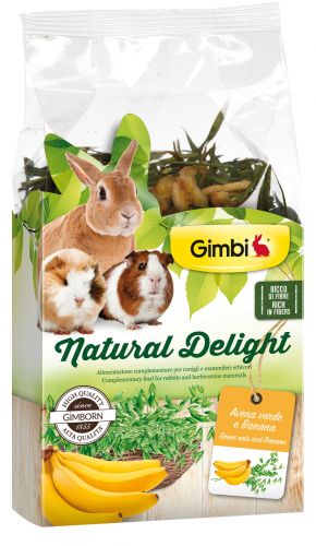 Gimbi Natural Delight βρώμη και μπανάνα  100 g