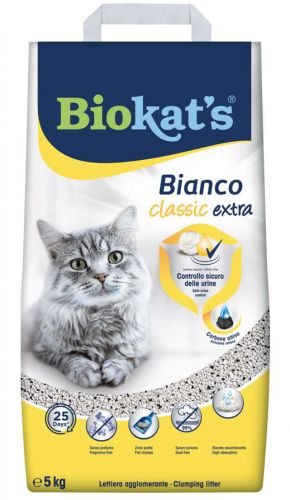 Biokat's Bianco Extra Classic άμμος  5 kg