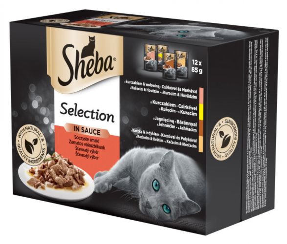 Sheba Selection φακελάκια - ποικιλία κρεατικών 12 x  85 g