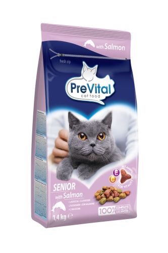 PreVital ξηρή τροφή Senior με σολομό  1.4 kg