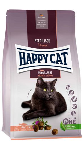Happy Cat Sterilised Atlantik Lachs - Lazac  10 kg