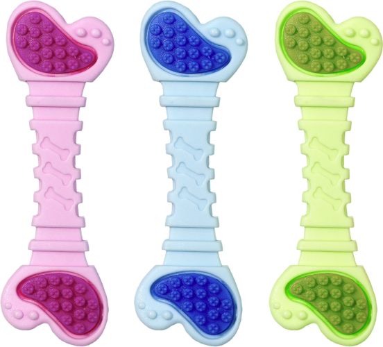 Flamingo παιχνίδι σκύλου - Puppy Bone Dental Care Ruffus  13 cm