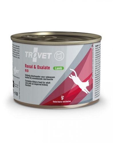 Trovet Renal And Oxalate Cat Konzerv (RID), bárányos  200 g