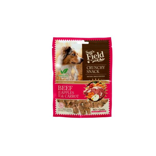Sam's Field Crunchy Snack - Βοδινό με μήλα & καρότα  200 g