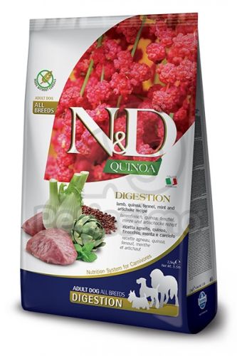 N&D Quinoa Dog Adult Πέψη Αρνί  7 kg