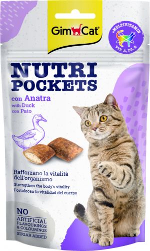 GimCat Nutri Pockets Πάπια  60 g