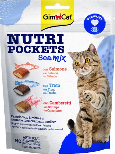GimCat Nutri Pockets Θαλασσινό Μιξ  150 g