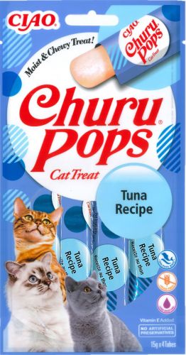 Inaba Cat Churu Pops - τόνος 4 x  15 g