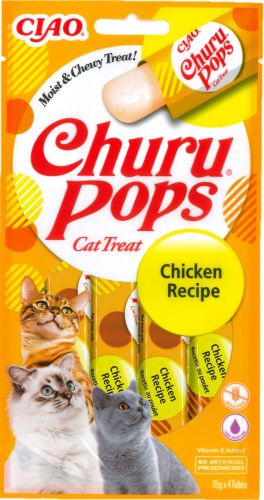 Inaba Cat Churu Pops - κοτόπουλο 4 x  15 g