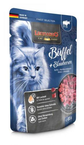 Leonardo Επιλεγμένη Σειρά σε φακελάκι - βουβαλίσιο κρέας με μύρτιλα  85 g