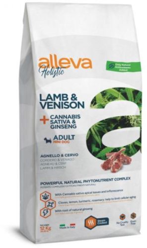Alleva Holistic Ενήλικων Μίνι Σκύλων Αρνί & Ελάφι  12 kg