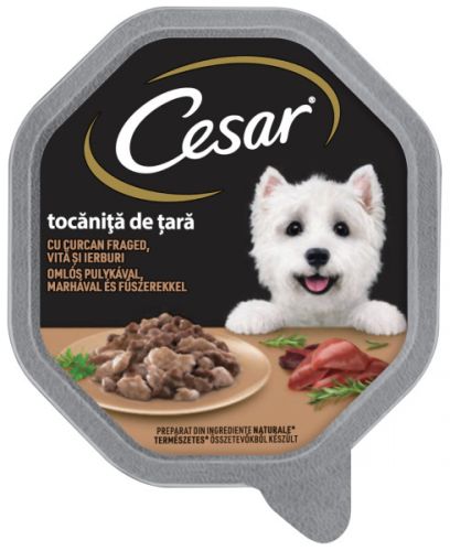 Cesar φακελάκι με γαλοπούλα και βοδινό  150 g
