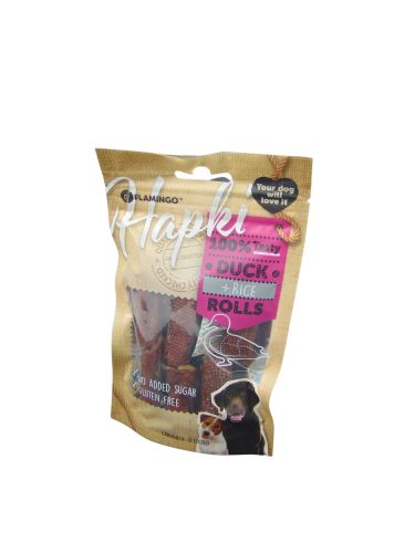 Flamingo Hapki Ρολάκια - Πάπια με Ρύζι  85 g
