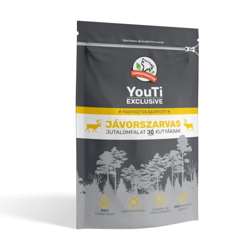 Farkaskonyha YouTi Exclusive λιχουδιά με γεύση ελαφιού  50 g