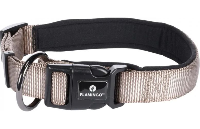 Flamingo Περιλαίμιο Abbi - Γκρι-καφέ  M - 2.5 cm x 45-50 cm