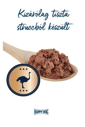 Happy Dog Sensible Pure Africa - Strucc húsos konzerv  400 g