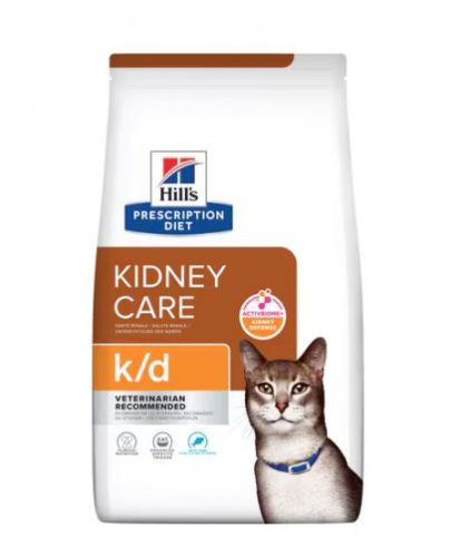 Hill's Prescription Diet k/d Kidney Care ξηρή τροφή γάτας, τόνος  3 kg