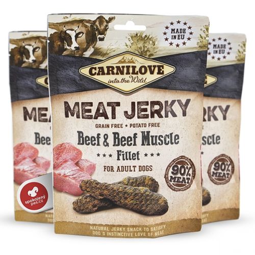 Carnilove Jerky Σνακ φιλέτο βοδινού  100 g
