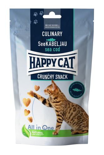 Happy Cat Culinary Τραγανό Σνακ - Μπακαλιάρος  70 g