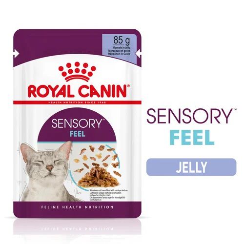 Royal Canin Sensory Feel - ζελεδένια υγρή τροφή για ενήλικες γάτες 12 x  85 g