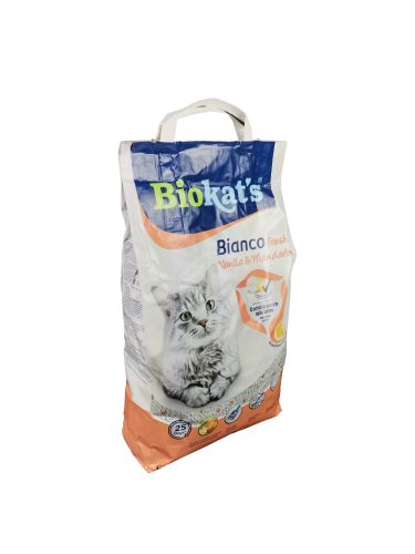 Biokat's Bianco Fresh Άμμος Βανίλια & Μανταρίνι  5 kg