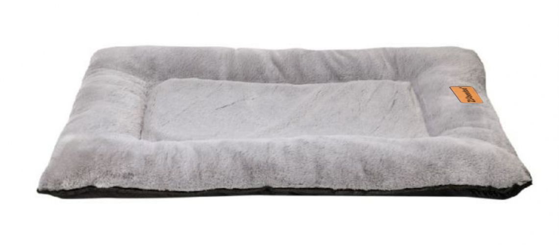 ZooBeeDoo Plush Mat κρεβάτι - γκρι 76 x 53 x 7 cm   1 db