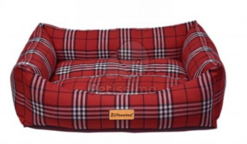 ZooBeeDoo Danish fekhely - piros  50x38x19 cm