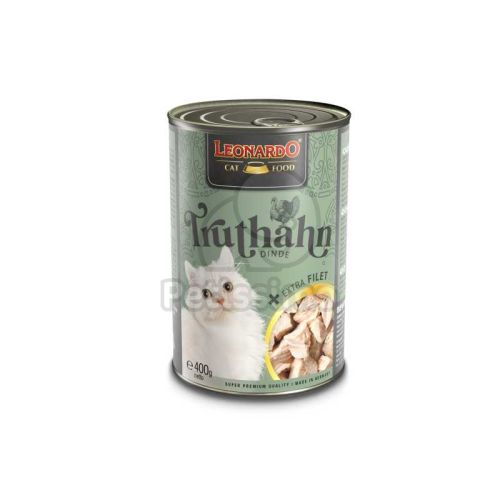 Leonardo pulyka + extra filé konzerv macskaeledel  400 g