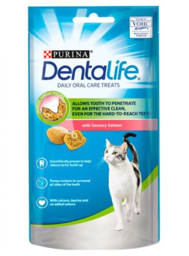 Purina Dentalife Cat - σολομός  40 g