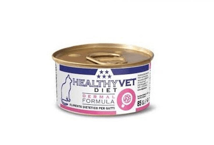 Healthy Vet Diet Γάτας Δερματικών - υποστήριξη δέρματος  85 g