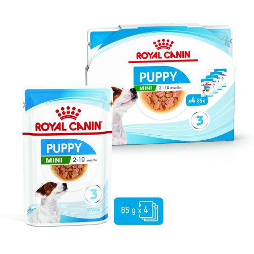 Royal Canin Μίνι Κουτάβι - Πολυσυσκευασία σε φακελάκι 4 x  85 g