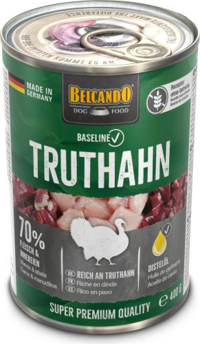 Belcando Baseline konzerv pulykával  400 g