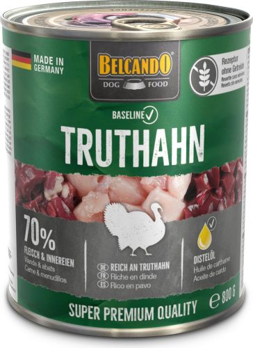 Belcando Baseline konzerv pulykával  800 g