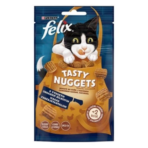 Felix Tasty Nuggets λιχουδιά - κοτόπουλο, πάπια  50 g
