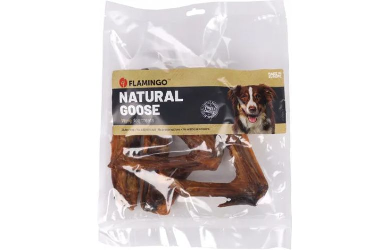 Flamingo Σνακ Σκύλου - φτερό χήνας  200 g