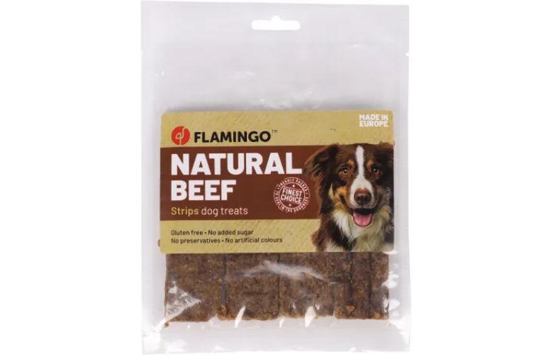 Flamingo Σνακ Σκύλου - λωρίδες βοδινού  100 g