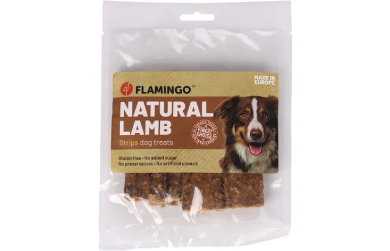 Flamingo Σνακ Σκύλου - λωρίδες αρνιού  100 g