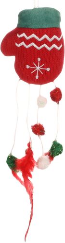 Flamingo χριστουγεννιάτικο παιχνίδι γάντι με κουδουνάκι για γάτες  1 db