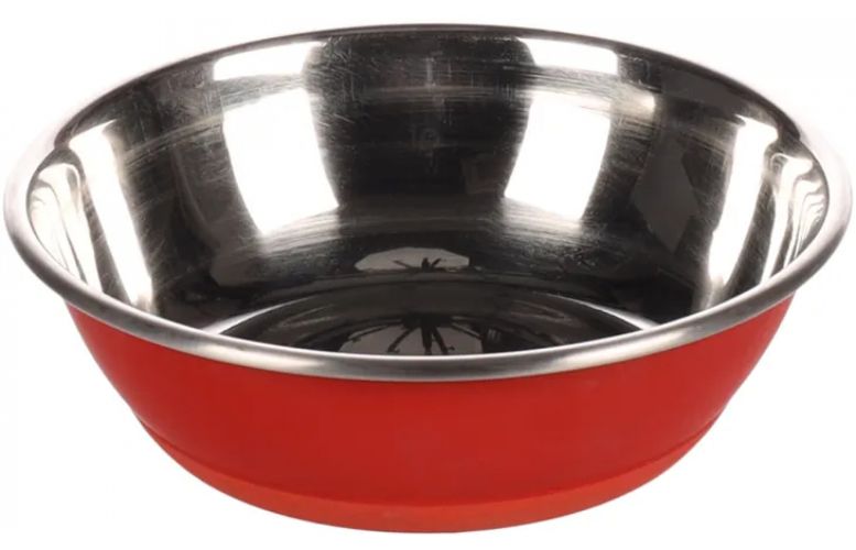 Flamingo Tobias μεταλλικό μπολ σκύλου - κόκκινο  300 ml