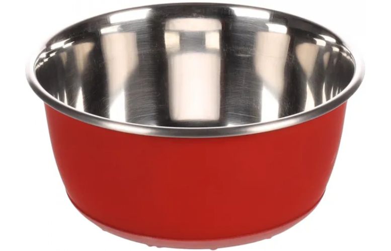 Flamingo Tobias μεταλλικό μπολ σκύλου - κόκκινο  950 ml