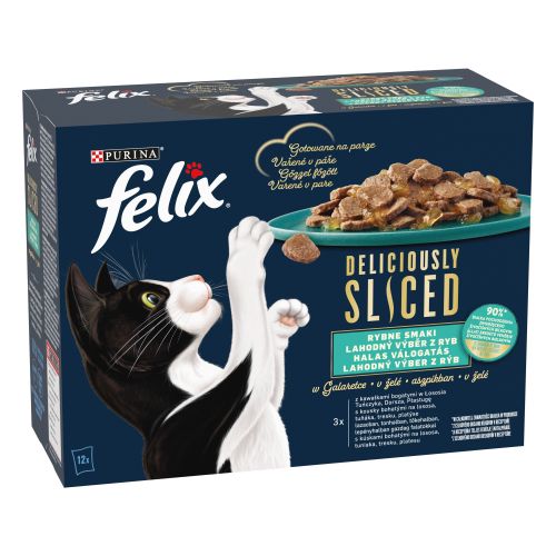 Felix Deliciously Sliced ψαρικό μείγμα σε ζελέ 12 x  80 g
