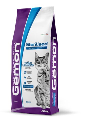 Gemon Cat Adult Στειρωμένο - τόνος, σολομός  7 kg