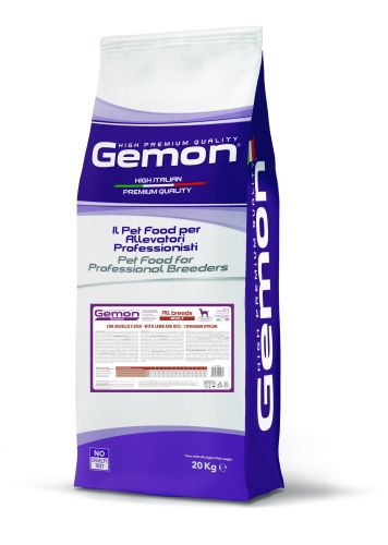 Gemon All Breeds Adult ξηρή τροφή σκύλου - αρνί, ρύζι  20 kg