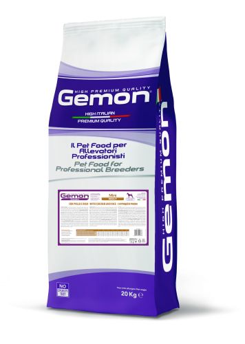 Gemon Mini Adult ξηρή τροφή σκύλου - κοτόπουλο, ρύζι  20 kg